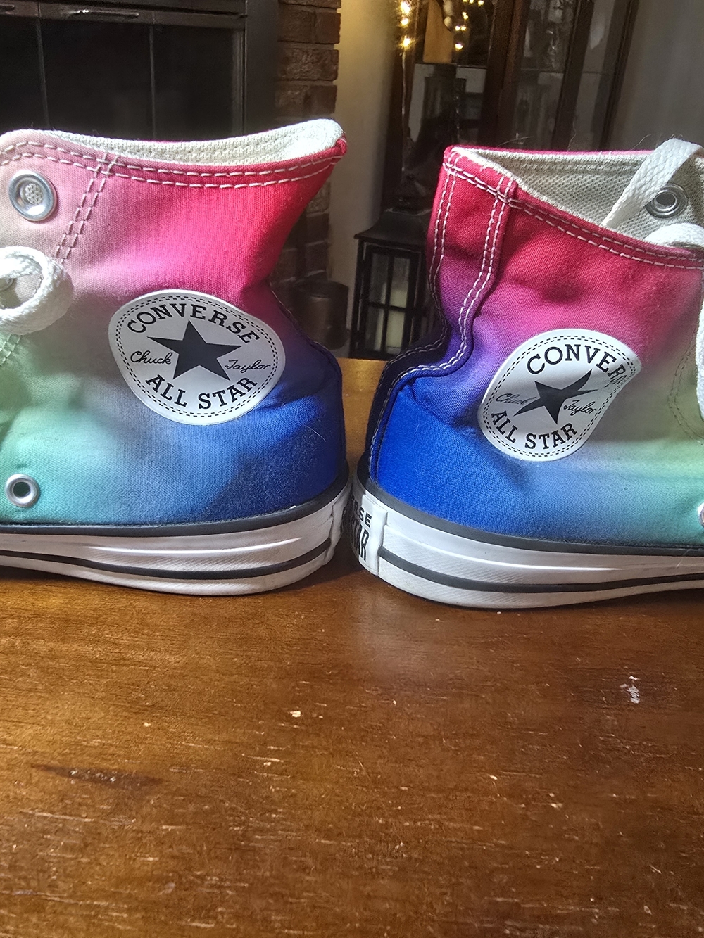 Converse Chuck Taylor All Star High Top Rainbow Ombre Sneakers